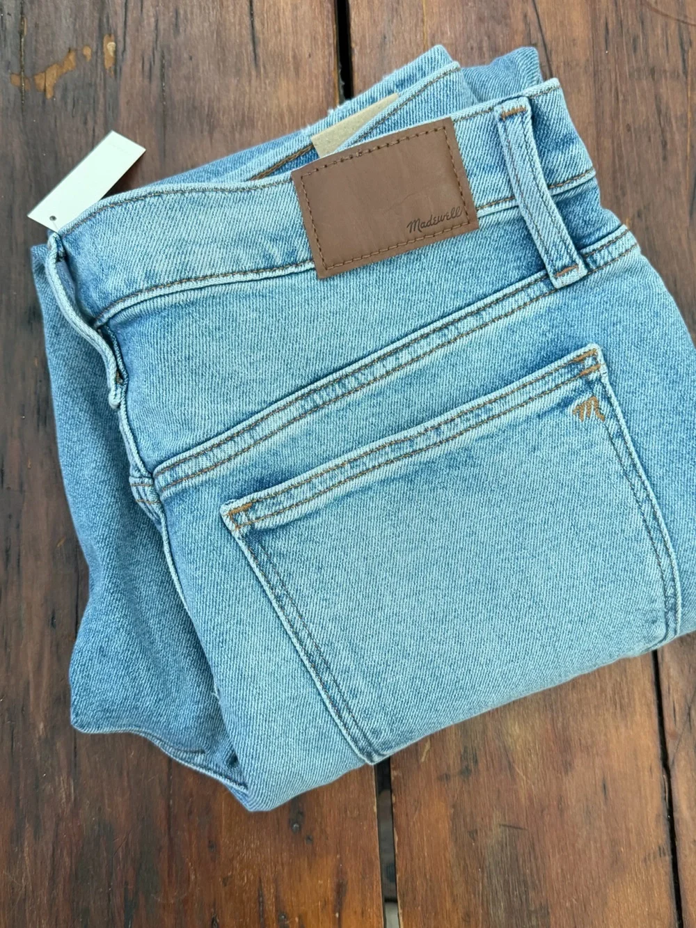 Madewell Road-tripper Slim Boy Jeans in Light Blue - Size 29